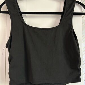 SHEIN Black Crop Top